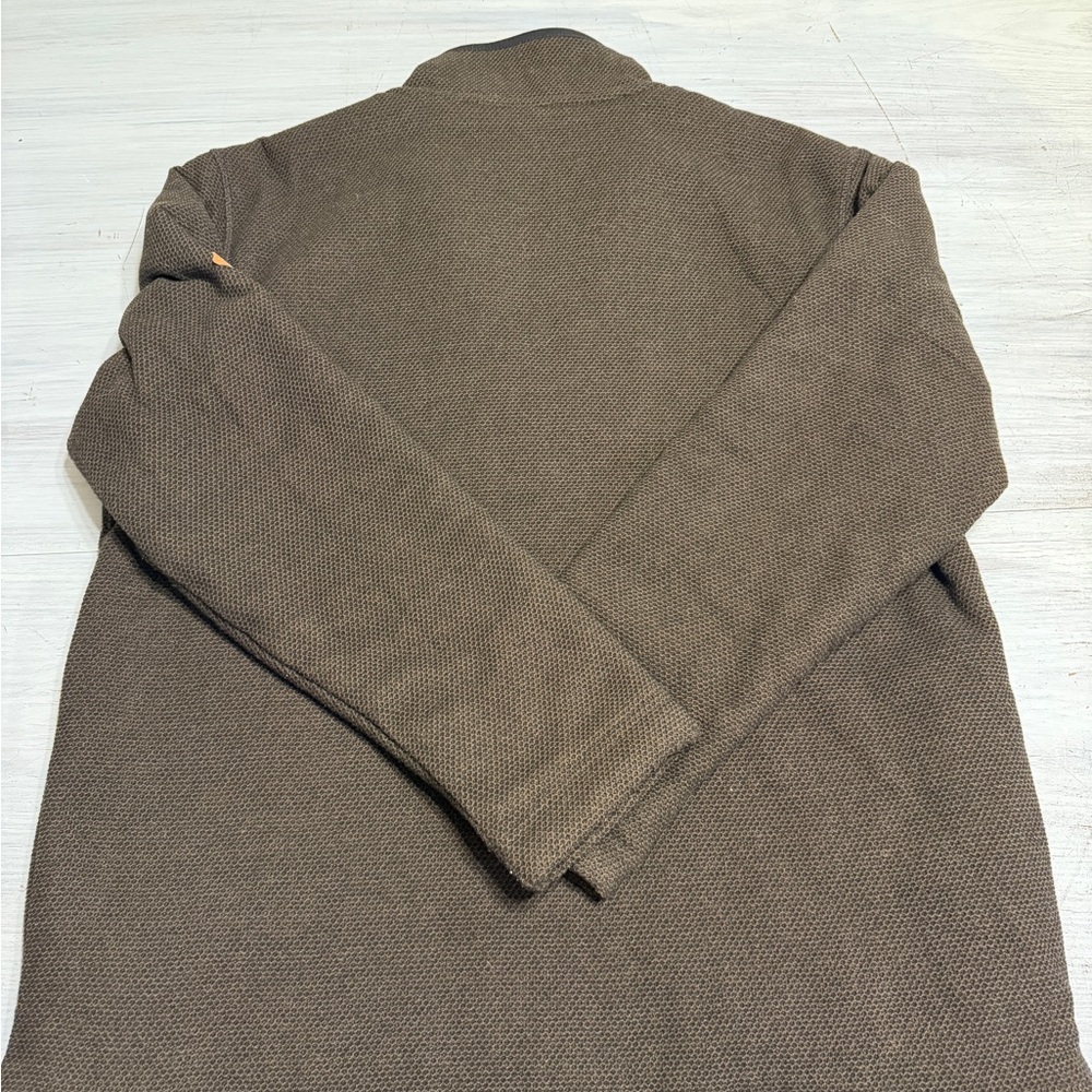Orvis Brown Quarter-Zip Pullover - image 5
